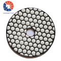 Natural Stone On Flat Surface Top Quality 5~10" Dye Rubber Electroplated Diamond Hand Granite Polishing Pads 4 Inch